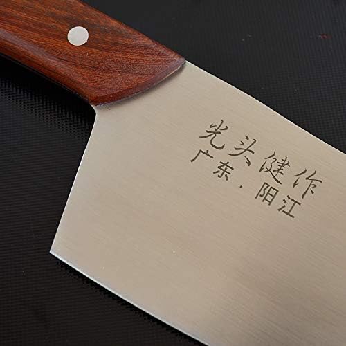 MAYiT Meat Cleaver Knife, Stainless Steel Household Kitchen Knives Handmade Professional Chef Cleaver Slicing Meat Vegetable Knife