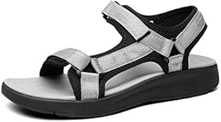 Bruno Marc Men’s Sport Sandals Outdoor Walking Arch Support Trail Sandals Strap Athletic Summer Water Shoes,Grey,Size 10,SBSA222M