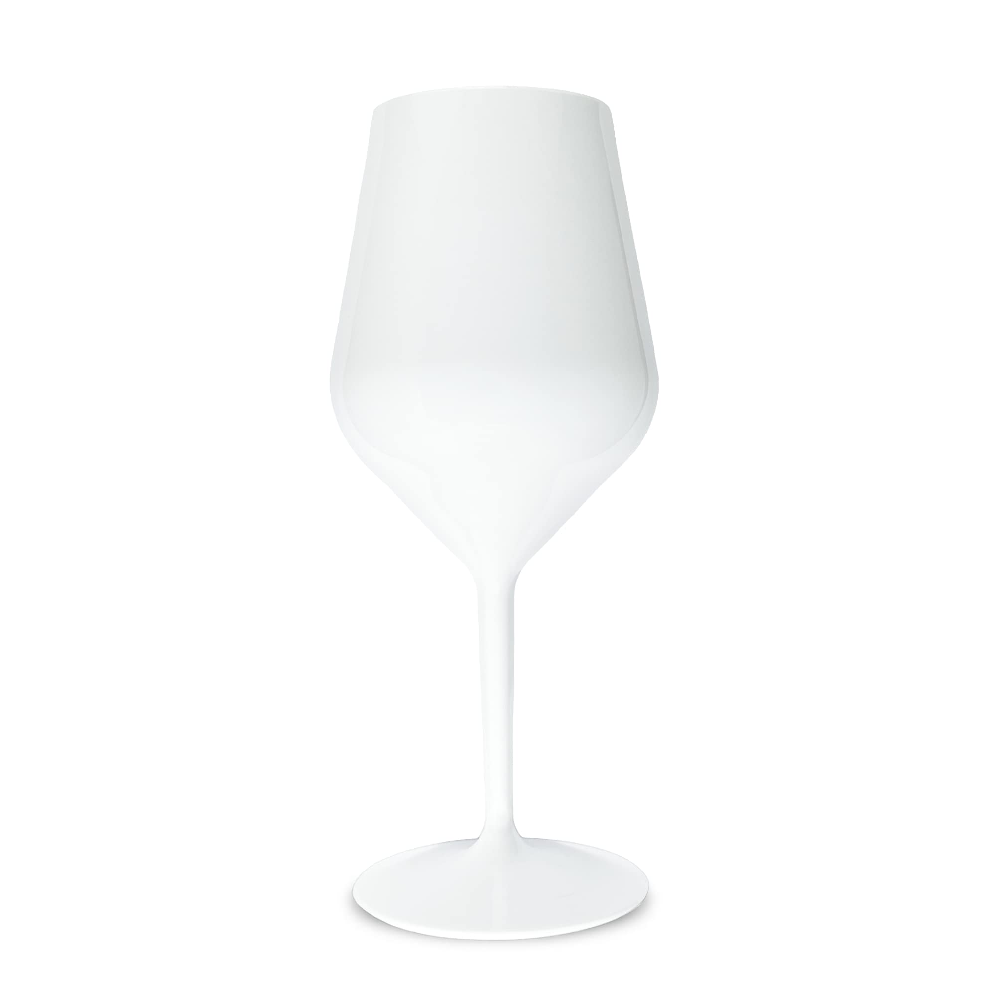 TUNDRA ICE INTERNATIONAL 6 Pieza del vidrio de vino 47 Cl en Tritan (Rigid PlasticBpa Free) COPAS DE VINO Blanco