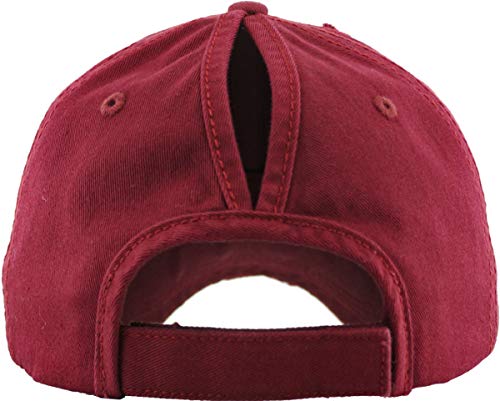 Image of Classic Plain Ponytail Messy High Bun Headwear Adjustable Cotton Trucker Mesh Glitter Hat Baseball Cap