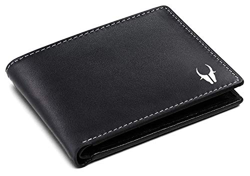 Image of WildHorn Leather Wallet for Men I Ultra Strong Stitching I 2 Currency Compartments