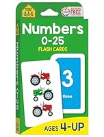 Algopix Similar Product 14 - School Zone Numbers 025 Flash Cards