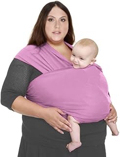 Baby Sling Plus Size Mamãe Canguru Malha 100% Algodão (Rosa)