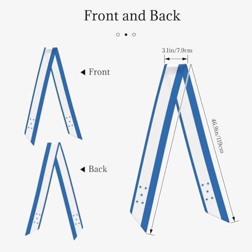 Women'S Fashion Scarf Vintage Honduras Honduran Flag Hair Satin Scarf Bandanas Headscarf Wrap Breathable Lightweight Neck Scarves For Handbag Accessories2