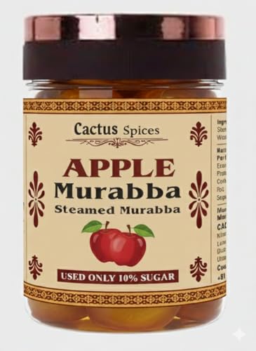 Image of CACTUS SPICES | STEAMED MURABBA | DRY Apple Murabba | Only 10% Sugar Used | 50-60 Pieces | No Preservative | (Apple)