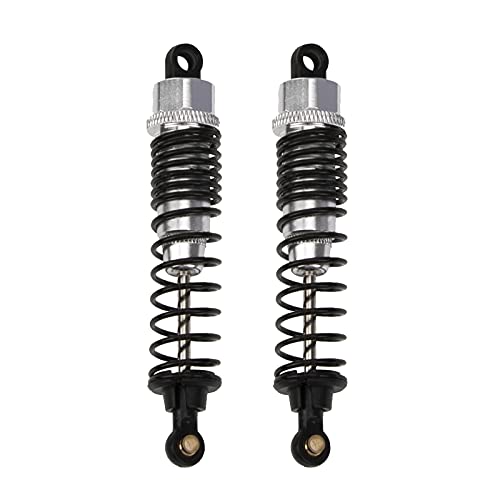 2Pcs Aluminum Shock Absorber Damper 166004 Compatible with Redcat Shockwave Sandstorm Tornado Epx/PRO S30 HSP 94106 94107 RC Off Road Buggy Truck (Silver)
