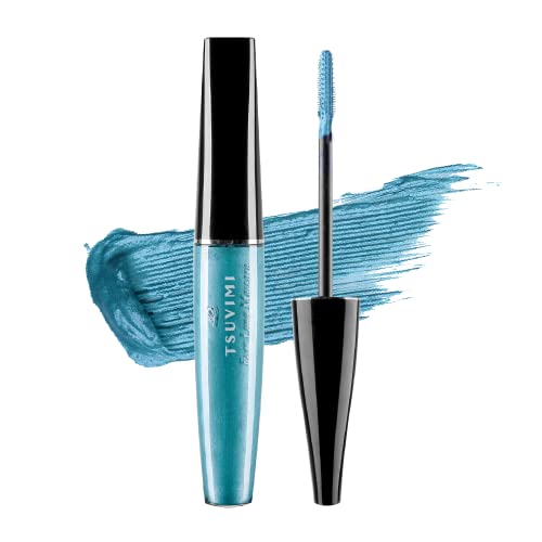 Tsuvimi Ever Long Mascara, Color Mascara, Long Lasting Mascara (Blue) #TOP4