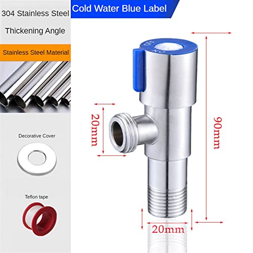 Vanne d'arrêt double inox de qualité supérieure pour mitigeur et cuisine - 3
