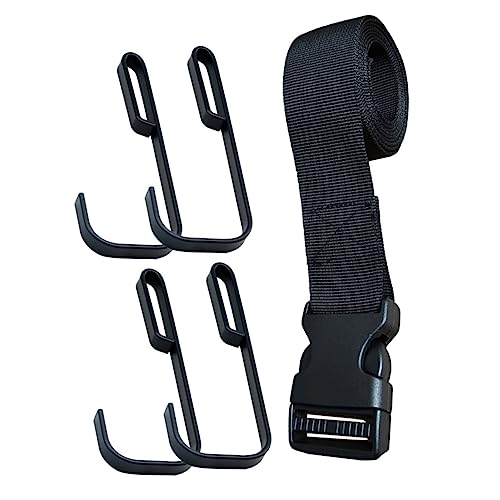 BESTonZON 5Pcs Tree Stand Strap Hooks for Outdoor Hunting Durable Tree Hanging Hooks for Accessories Easy Installation Secure Connections Versatile for Gear Like Bows