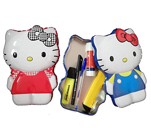 IMPACTO COLECCIONABLES Estuche Portaobjetos de Hello Kitty: 2 Modelos Distintos