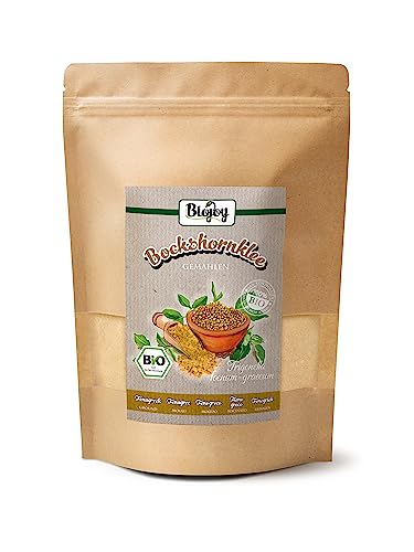 Biojoy Fenogreco en polvo BIO (500 g), Semillas de Fenogreco molidas, especia sin aditivos