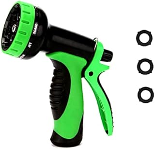 OODOSI Garden Hose Nozzle, Water Hose Nozzle Sprayer with 10 Adjustable Watering Spray Patterns for Watering, Cleaning, Car Washing, Pets Showering