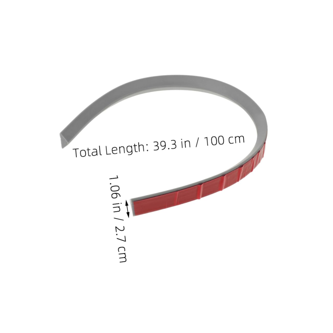 OUNONA Shower Water Blocking Strip Barrier for Bathroom Kitchen Easy Installation for Dry and Wet Separation Water Retaining