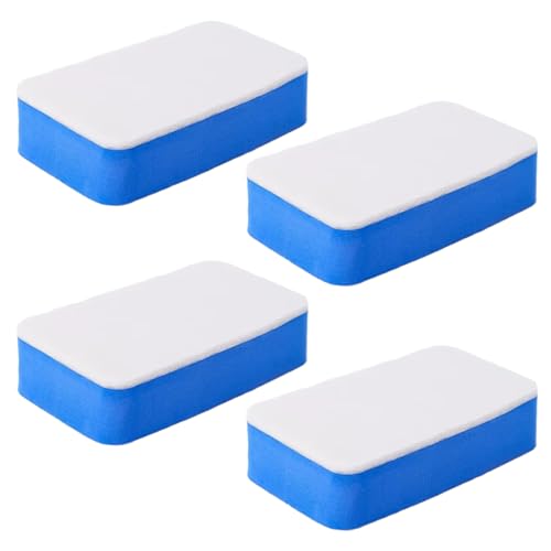 ZORVYN 4pcs Glas Schwamm Fenster, Glasschwamm Zum Fensterputzen,...