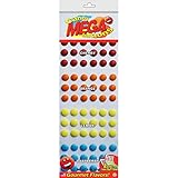 Stichler Candy Mega Buttons Paper Strips - Gluten Free & Kosher - Retro Candy Dots -144 Tasty Buttons,144 Count (Pack of 1)