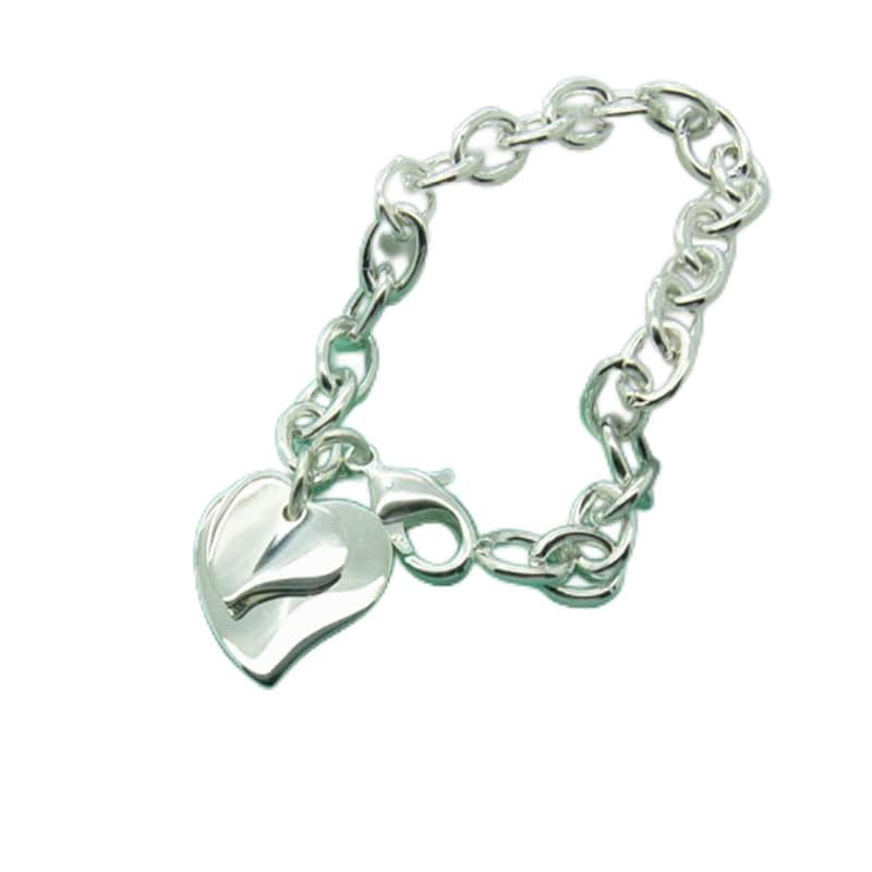 JXHSWDG Pulseras de Plata de Ley 925 Pulseras y Pulseras de Cadena con dijes de 6 mm...