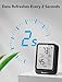 GoveeLife Hygrometer Thermometer H5104 2Pack, Bluetooth Room Temperature Monitor with APP Alert and 2 Years Date Storage Export, Remote LCD Digital Hygrometer Indoor Humidity Meter, Greenhouse