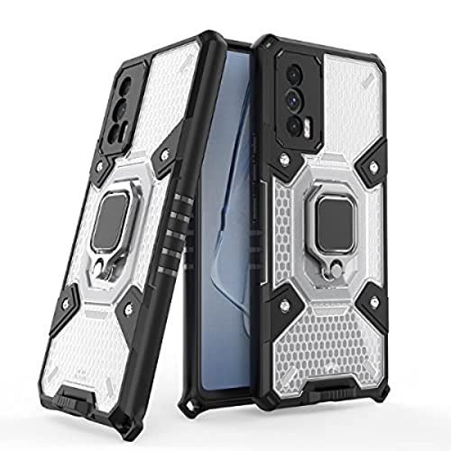 Empire Accessories Hybrid TPU PC Protective Back Cover Phone Cases with a Stand Ring Holder Back Case Cover for IQOO Z5 - Transparent (B09NYL7CRJ) Amazon Price History, Amazon Price Tracker