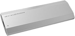 Mikikit Box Notebook Hard Disk Box Hard Disk Case Mini Hard Disk Box HDD Enclosure Pearlescent Silver