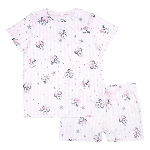 Disney Womens 2-Piece Pajama Set Soft & Comfortable Nightwear for Adults Top & Bottom Duo L