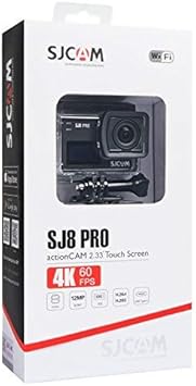 SJCAM SJ8 Pro 4K/60PFS Cámara de Acción Deportiva Wi-Fi 12MP 30M Cámara Impermeable con 8X Zoom Digital 2.33