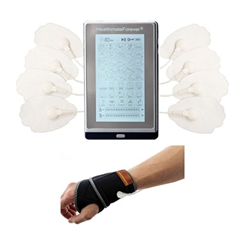 HealthmateForever 40 modos 6' con pantalla táctil Digital pulso recargable terapia dolor alivio masajeador negro