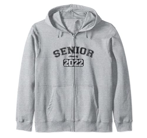 Senior Class Of 2022 Gift Graduation College Retro Sweat à Capuche
