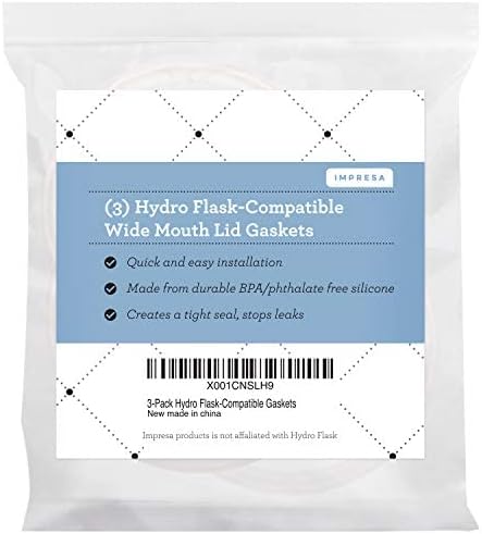 IMPRESA 3 Gaskets For Hydro Flask Wide Mouth Lid