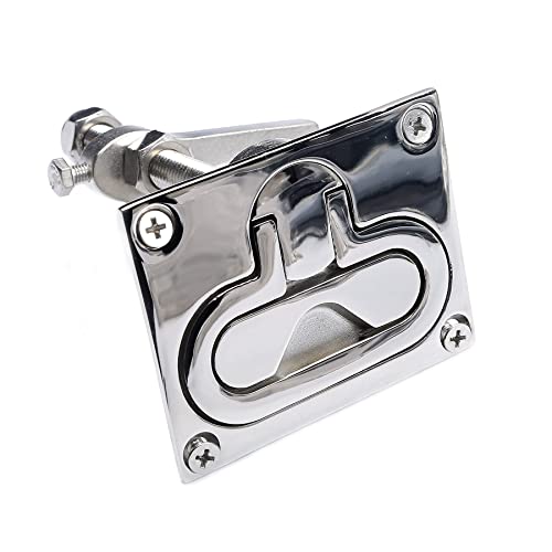 image for Mxeol Boat Cam Latch Marine Hatch Latches Flush Turning Lock Lift Hand