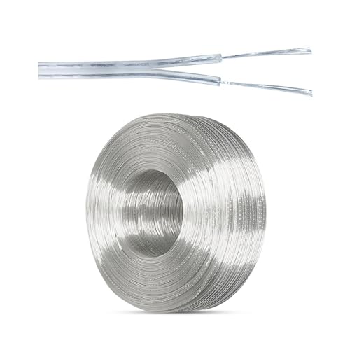 Double fil électronique transparent anti-oxydation en cuivre étamé 24AWG pour montage LED