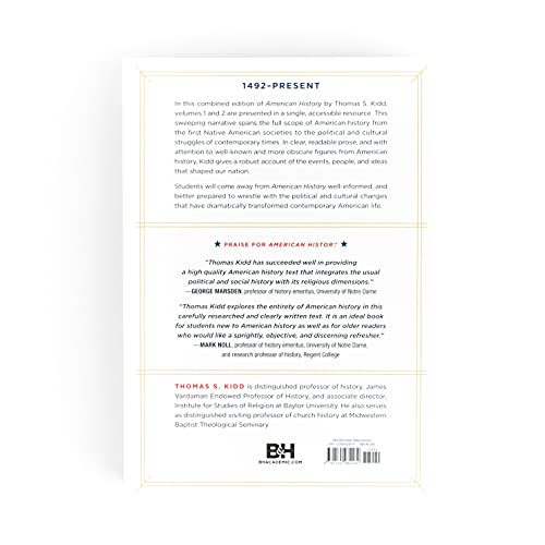 B&H Academic Kidd, Thomas S. American History, Combined Edition: 1492 thumb #1