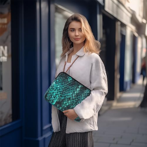 Funda para portátil de 13-14 pulgadas impermeable con patrón piel de serpiente miniatura 7