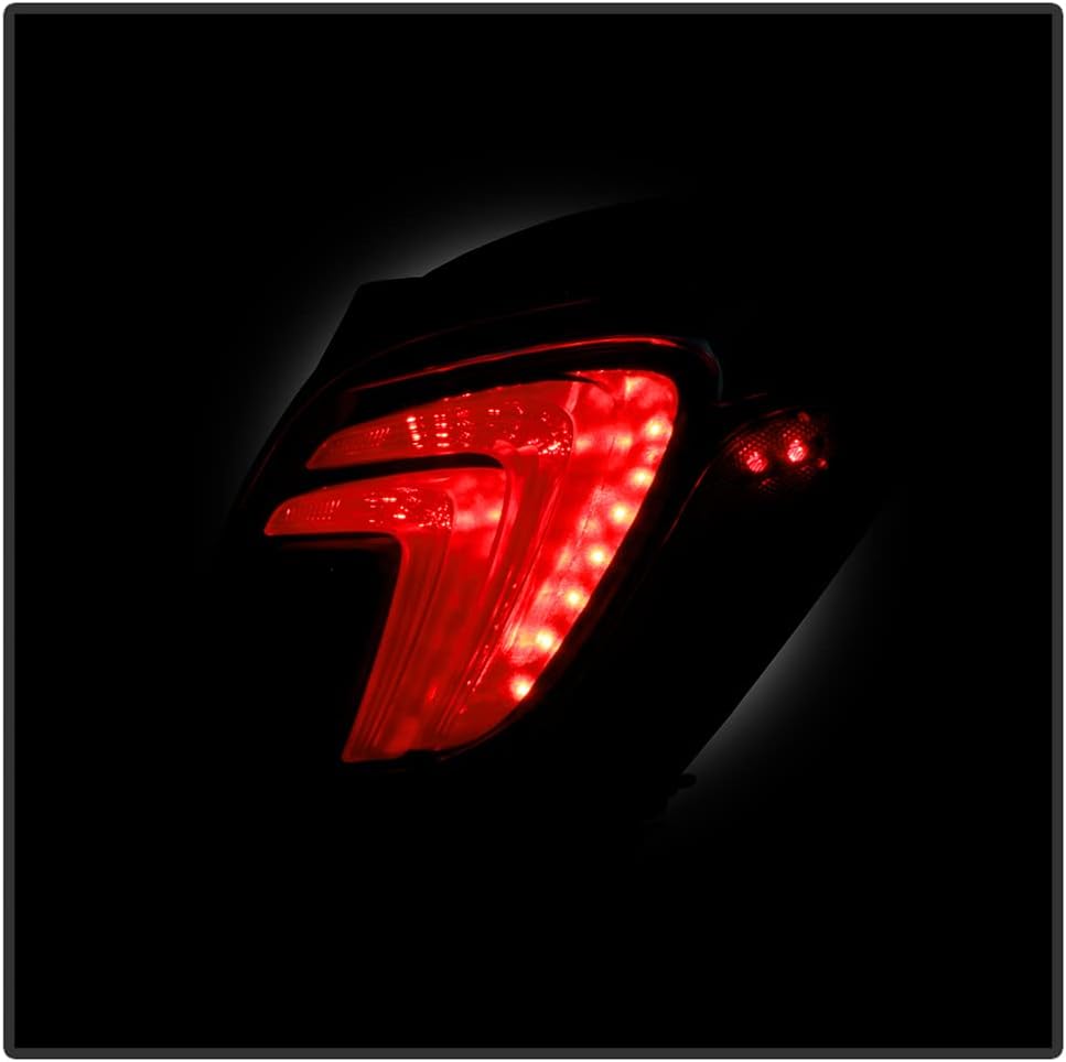 ACANII - For 2017-2022 Buick Encore Red Clear Factory Style LED Tail Light Brake Lamp Replacement Right Passenger Side