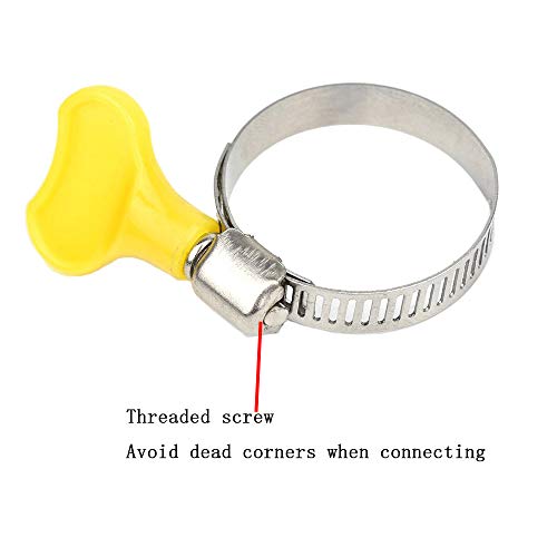 Anfukone KeyType Adjustable Stainless Steel Hose Clamp Pipe Clamp Worm