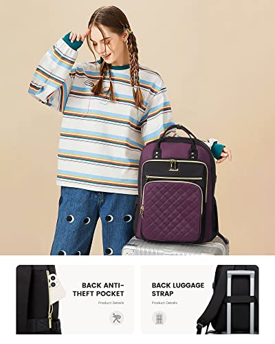 LOVEVOOK Laptop Backpack Purse for Women 15.6 の商品画像 6
