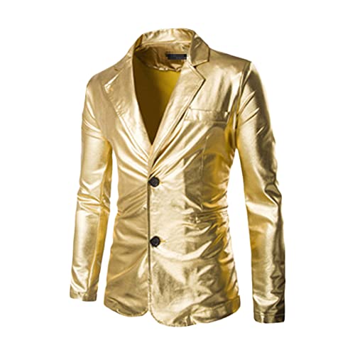 Vestes pour homme revêtues d'or et d'argent pour briller en soirée