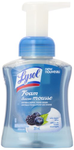 Lysol Touch of Foam Foaming Hand Soap, Wild Berry Bliss, Pump, 8.5 Ounce