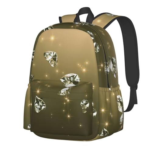 Sac à dos d'école brillant au design élégant pour adolescents actifs