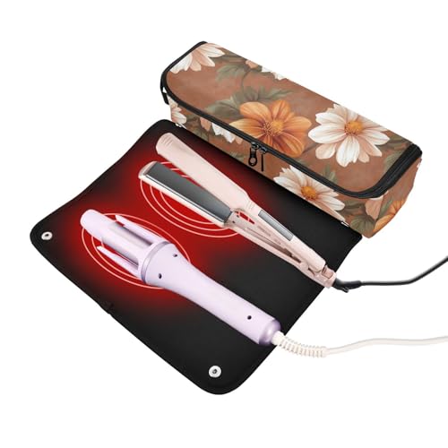 Bolsa de viaje vintage para herramientas de cabello miniatura 2