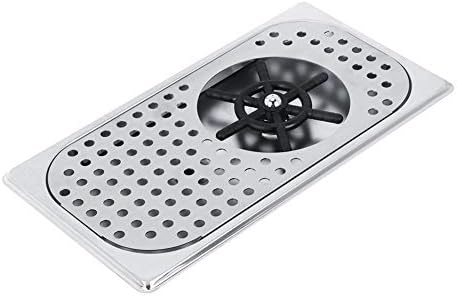 Taza de lavado de 4.488 in de diámetro 201 de acero inoxidable para máquina de enjuague de máquina de drenaje y bandeja de goteo para bar cafetería