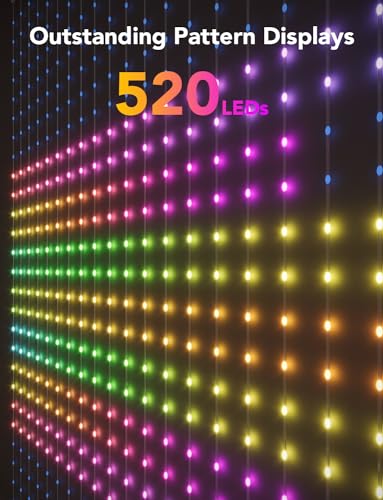 Govee Curtain Lights, 520 RGBIC LEDs Lichterkette, 2m x 1,5m – Ansicht 2