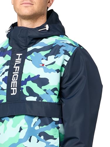 Image of Tommy Hilfiger Men's Retro Lightweight Taslan Popover Jacket