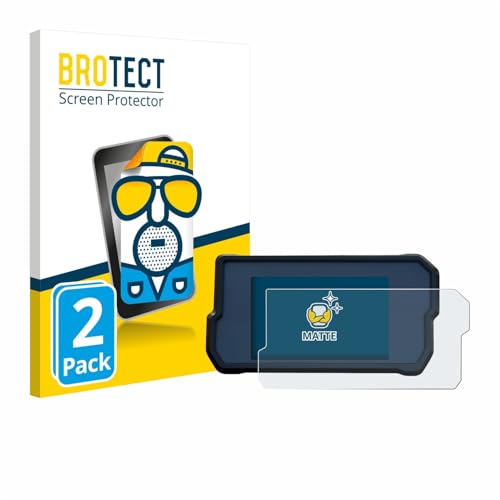 BROTECT Entspiegelungs-Schutzfolie für KTM 390 Duke 2019 (2 Stück) Matte Displayschutz-Folie, Anti-Reflex, Anti-Fingerprint