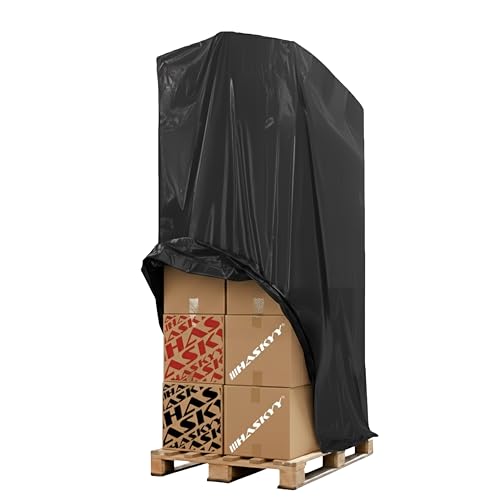 XXL Schutzhaube 250x130x90 cm - Universal Abdeckhaube für Paletten Gitterbox Grill Strandkörbe Gartenmöbel - wasserdichte PE Schutzhülle - Extra Hoch - UV-beständig
