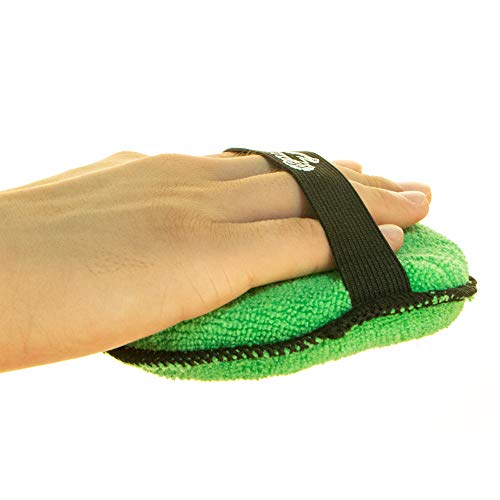 image for BATOCA Microfiber Wax Applicator Pad, Cleaning and Wash Foam Pad, Bett