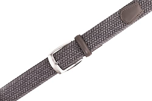 Image of Fabio Valenti Canvas Elastic Fabric Woven Stretch Braided Belts for Men Women Junior with Multicolored /Full Sizes