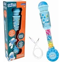 LEXIBOOK, Los Pitufos, Micrófono Luminoso para niños, Juguete