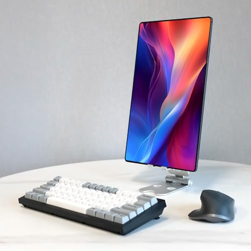 Image of Kado 15.6 inch FHD Portable Monitor for Laptop Aluminum Foldable Stand Set, 100% sRGB IPS 1920x1080 HDMI USB-C Laptop Screen Extender, Carrying Sleeve for PC, Mac, Dex, Tablet, Xbox, PS4 /PS5, Switch