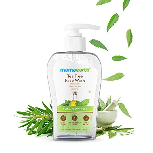 Mamaearth Tea Tree Face Wash with Neem for Acne & Pimples – 250ml - Image 4
