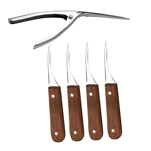 Amosfun Abridor De Camarones Tijeras Para Camarones Kit De Limpieza Resistente y Duradero Perfecto Para Hogar y Restaurante